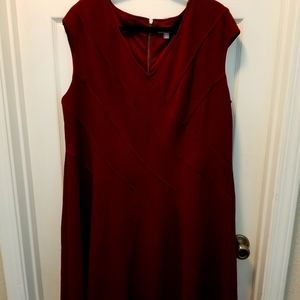 Roz & Ali, plus size, sleeves dress